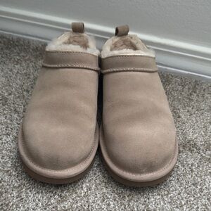 UGG Tan Suede Micro boots